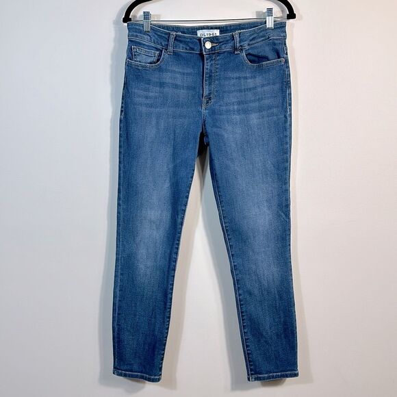 DL1961 Margaux Instasculpt Ankle Skinny Women Blue Belgrove Jeans Denim Size 30 - Picture 1 of 10